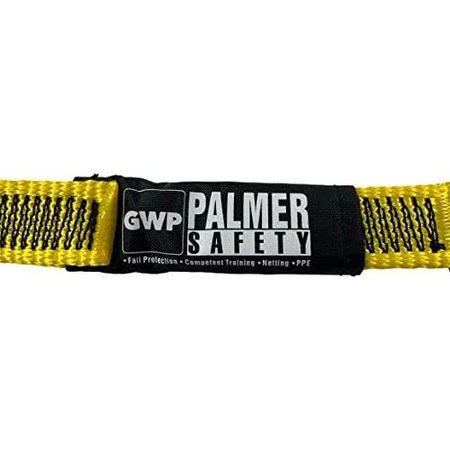 Palmer Safety 18" D-Ring Ext With 3/4" Snap Hook Polyester Webbing With Chafe Guard LE18134